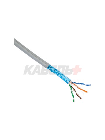 ITK Витая пара F/UTP кат.5E 4х2х0,52 solid PVC серый (305м) РФ/Т