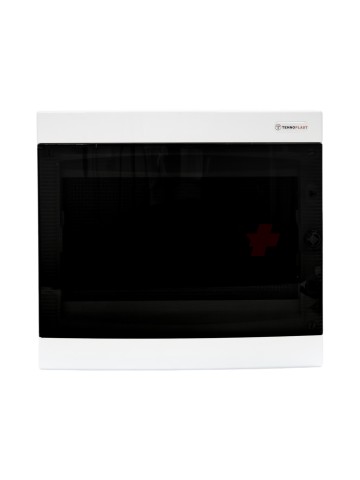 N2x18C IT, Щит навесной мультимедийный, 2 ряда, прозрач. дверца, IP40