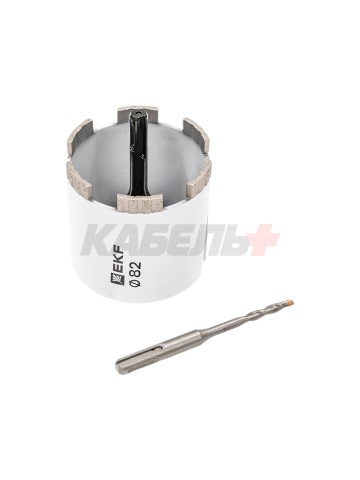 Коронка алмазная Turbo Fast 82 DCH-82TRB Laser M16 EKF Expert