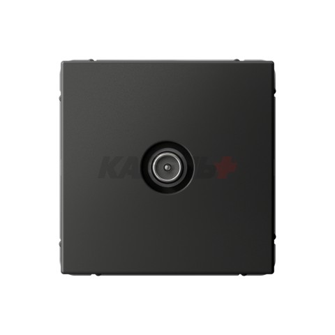 ARTGALLERY TV РОЗЕТКА оконечная 1DB, механизм, БАЗАЛЬТ