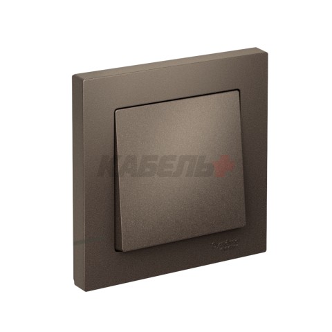 ATLASDESIGN 1-клавишный ВЫКЛЮЧАТЕЛЬ, сх.1, 10АХ, в сборе, быстрозажим. клем., МОККО