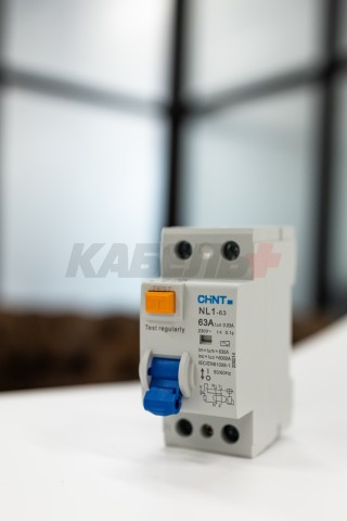 УЗО NL1-63 06kA 2P 63A 30mA тип AC (DB) (R)