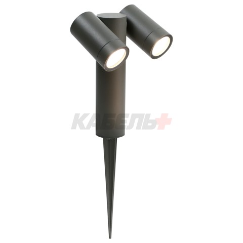 Садово-парковый светильник General GPF-2MR16-GU10-R-IP65 Графит Люмикс