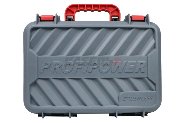 Аккумуляторный бесщеточный ударный гайковерт E0186 PROFIPOWER T-900N (20В, Li-ion-1шт, 4.0Ач, 900Нм, ударные головки 17/19/21мм, З/У, в кейсе)