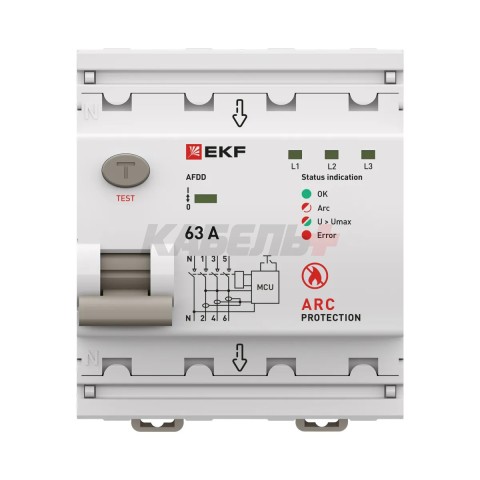 УЗДП 3P+N 63А PROXIMA EKF