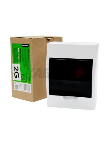 Корпус пластиковый ЩРН-П-6 черн. прозр. дверь IP41 GENERICA