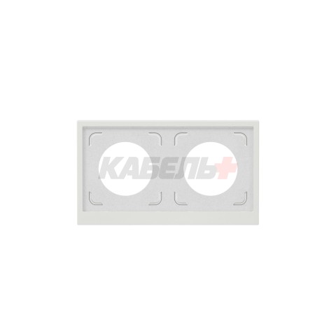 Рамка 2 поста IP44, KANT, белый песок DKC