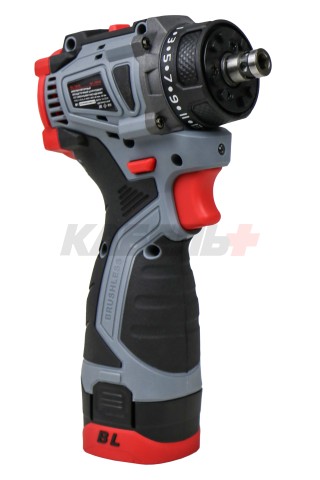 Аккумуляторный бесщеточный шуруповерт E0249 Комби PROFIPOWER BL-161C (16В, 40Нм, Li-ion 2шт, 2.0Ач, 2 скорости, 0.8-10мм, З/У, в кейсе)