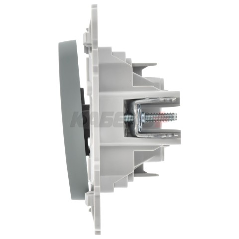 FLITE Выключатель 1-клавишный 10А ВС11-1-0-ФлС серый IEK