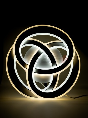 Светильник H26080/490 204Вт белый/черный