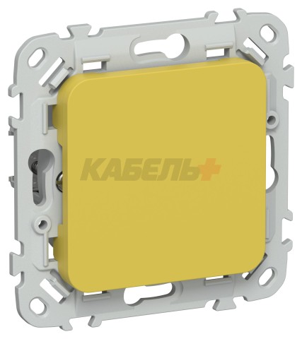 FLITE Заглушка с суппортом ЗГ-ФлЖК желтый карри IEK