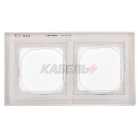 FLITE Рамка 2-местная IP55 Рпро-2-55-ФлБ белый IEK