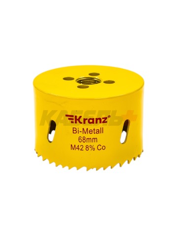 Коронка Bimetal 68мм KRANZ, KR-92-0235
