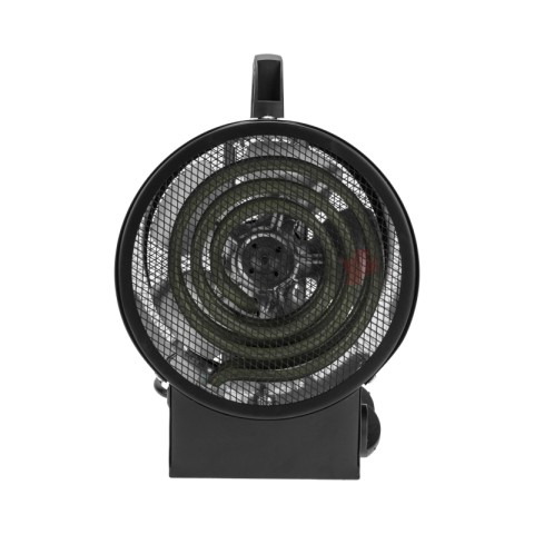 Пушка тепловая электрическая, круглая, прямоугольная подставка, ТЭН, 2кВт REXANT