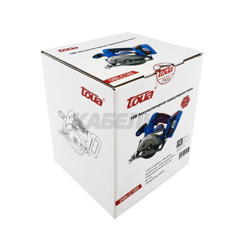 Циркулярная пила TOUA DBLC180 аккумуляторная 18 v (1АКБ+ЗУ) 125 мм