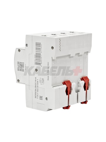 Дифавтомат YON max типа MDR, 3P+N, 30mA, 16A, хар-ка C, 6kA, тип A DKC