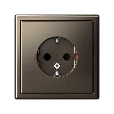 ARTGALLERY РОЗЕТКА с заземлением со шторками, 16А, механизм, МОККО
