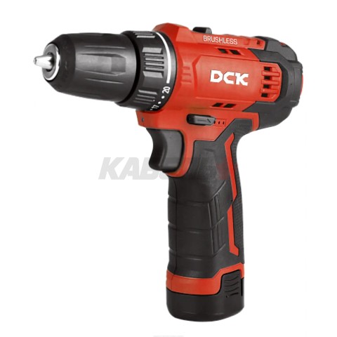 Дрель-шуруповерт аккум бесщеточная ударная DCK KDJZ23-10i, 10,8в. 2*2а/ч, 35нм, кейс
