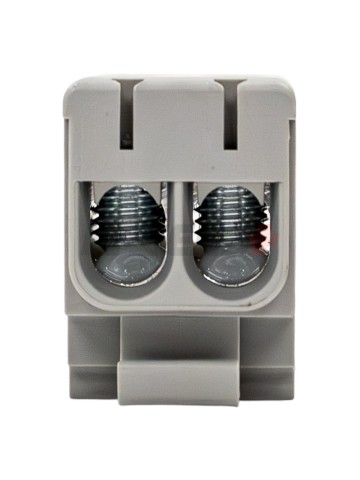 Клемма вводная силовая КВС 6-50 кв.мм. 2-рядная серая IEK