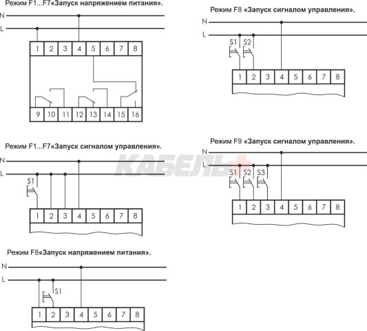 RV-03 реле времени программируемое