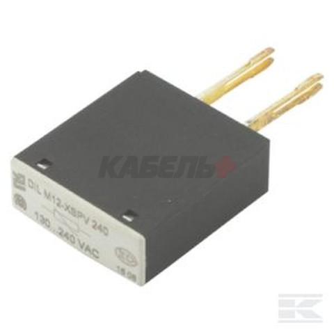Модуль защитный DILM12-XSPV240, варистор, 130_240V50/60Hz, для DILM7_15, DILP20, DILA