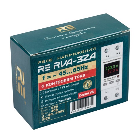 Реле напряжения/тока RE RVA-32A
