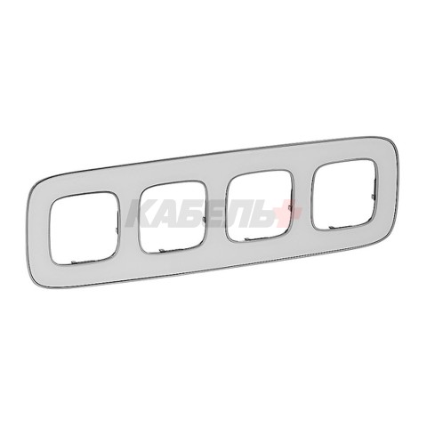 Valena Allure - Рамка 4 поста верт/гориз, зеркало