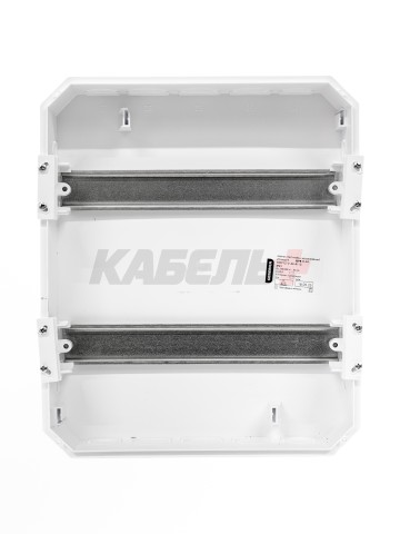 Корпус пластиковый ЩРВ-П-24 черн. прозр. дверь IP41 GENERICA