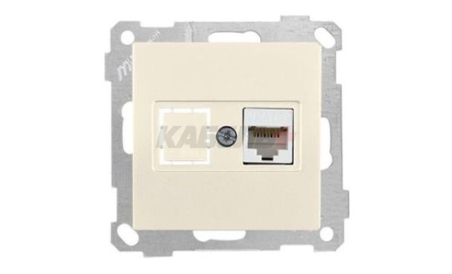 21 - Розетка 1хRJ-45 кат. 6 UTP, сл.кость