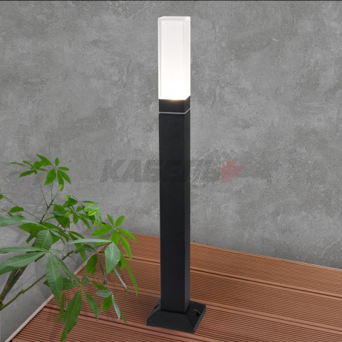 1537 TECHNO LED / Светильник садово-парковый со светодиодами чёрный
