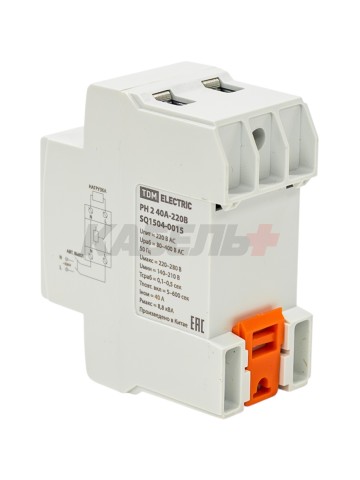 Реле напряжения 1ф серии РН 2 40А-220В (LED-дисплей) TDM