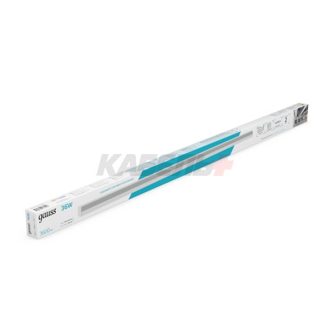 Св-к светодиодный матовый Gauss IP40 1190x60x36мм 36W 3600Лм 4000K Shop Lighting белый 1/20