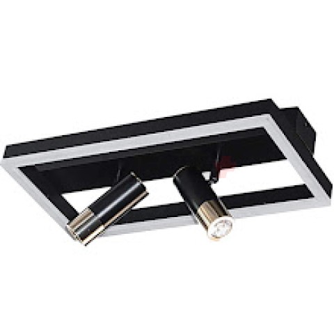 Светильник H9347/3 58Вт черный/золото