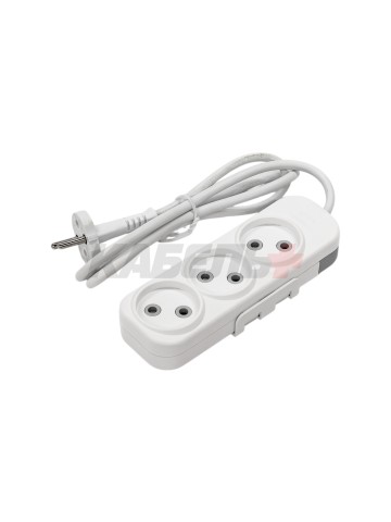 EL-BI,Myra,удлинитель 3гн1м б/з белый,527-110201-360