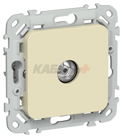 FLITE Розетка TV экранированная проходная тип M РТВм-1-1-2-ФлН навахо IEK