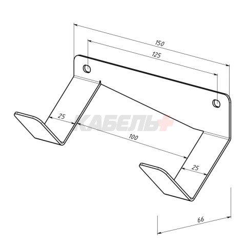Держатель для шуруповертов настенный, боковой, черный REXANT