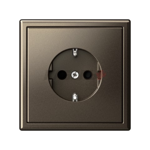 ARTGALLERY РОЗЕТКА с заземлением со шторками, 16А, механизм, быстрозажим. клем., МОККО