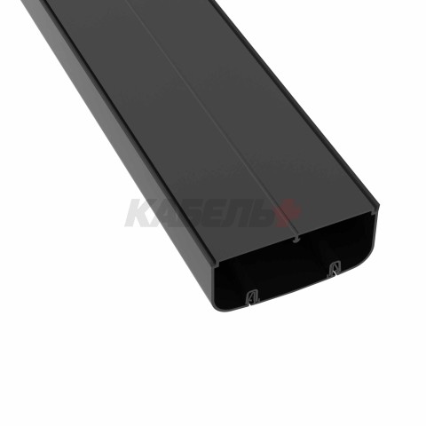 Кабель-канал 90х50 мм, с фронтальной крышкой, черный DKC