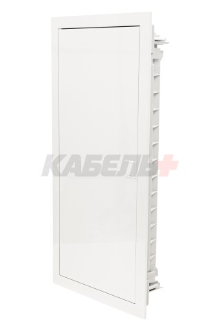 U48FPW IT PL, Щит встраиваемый мультимедийный, 4 ряда, белая дверца, IP30