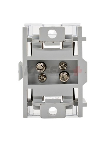 Блок распределительный проходной РБДп-35 125/50А на DIN-рейку (1х35-4х6мм2) IEK