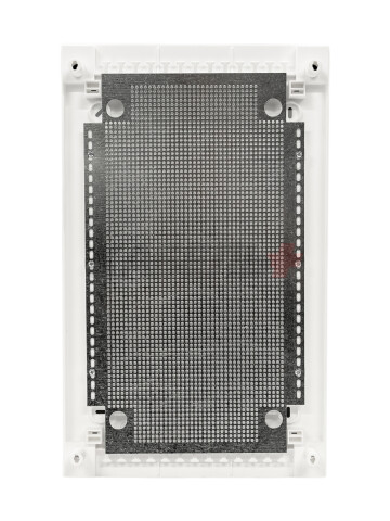 N36-ALFA IT, Щит навесной мультимедийный, 3 ряда, прозрач. дверца, IP40