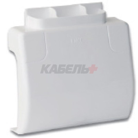 Отвод широкий от каналов 70х22 или 90х25 к 6-мод. коробке "Brava" DKC