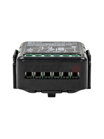 Умное реле в подрозетник 2-канальное без нейтрали Zigbee EKF Connect Select