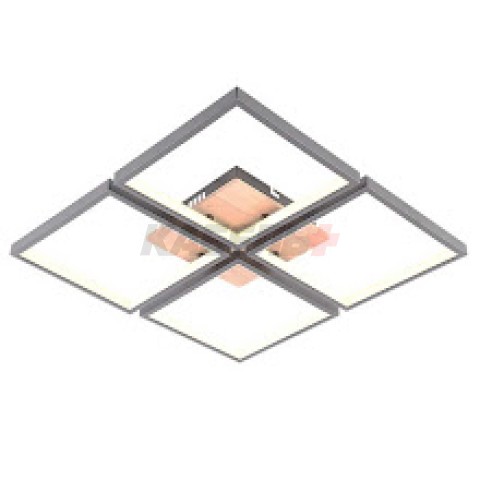 Светильник D6587/4 136Вт чёрный/дерево