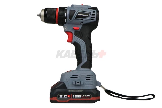 Аккумуляторный шуруповерт бесщеточный T0056 ProfiPower MKBL-20B (Li-ion-2шт, 20В-2.0Ач, З/У, 0,8-10мм, кейс)