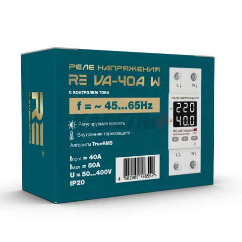 Реле напряжения/тока RE VA-40A W