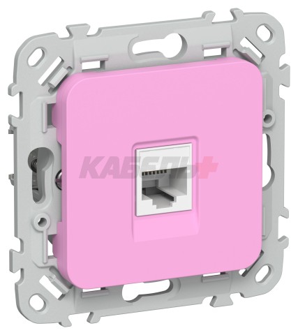 FLITE Розетка компьютерная RJ45 категория 6 UTP РК6-1-0-ФлПр пурпурный IEK