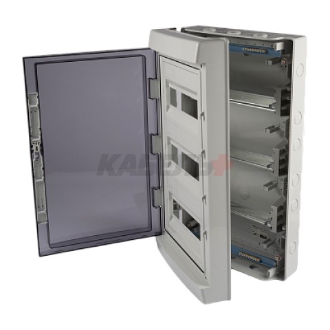 Бокс модульный навесной PDB/W 4036 GR (ЩРН-ПГ-36) IP65 Jazzway