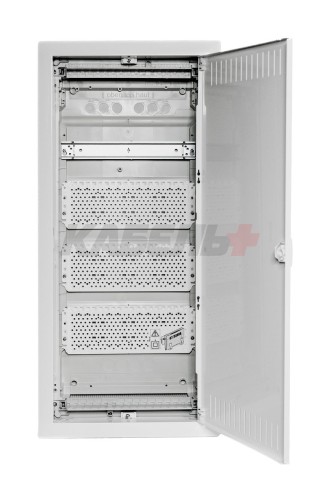 Щит скрытой установки Multimedia, (756х348х89) IP-30 // Hager - Volta (Белая дверь с перфорацией)