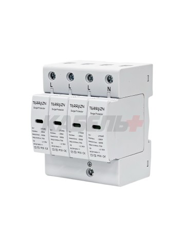 Устройство защиты от импульсных перенапряжений CET-T1T2-AC, 4P, AC275V, 7KA(10/350us), 20-50KA(8/20)us Up<1,5KV
